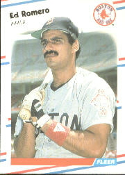 1988 Fleer Baseball Cards      362     Ed Romero